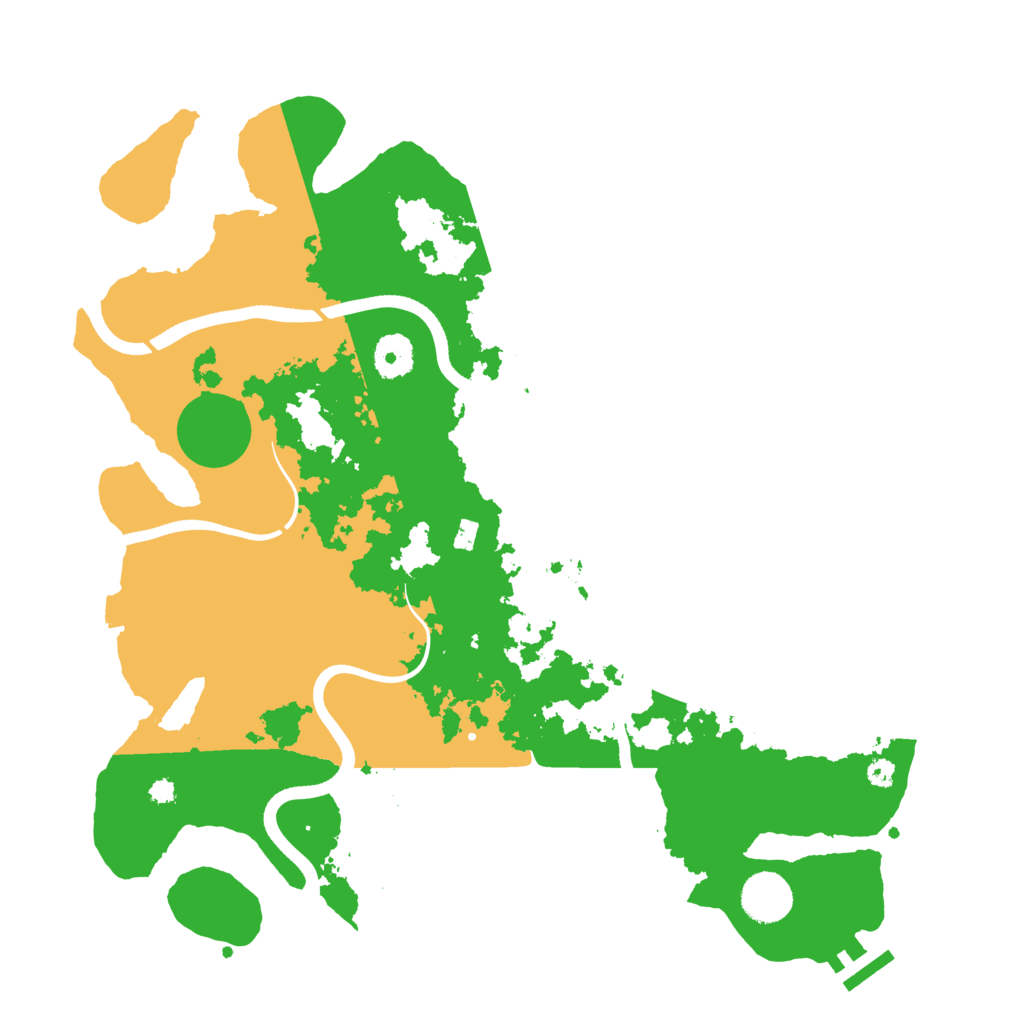Biome Rust Map: Procedural Map, Size: 3650, Seed: 30907030