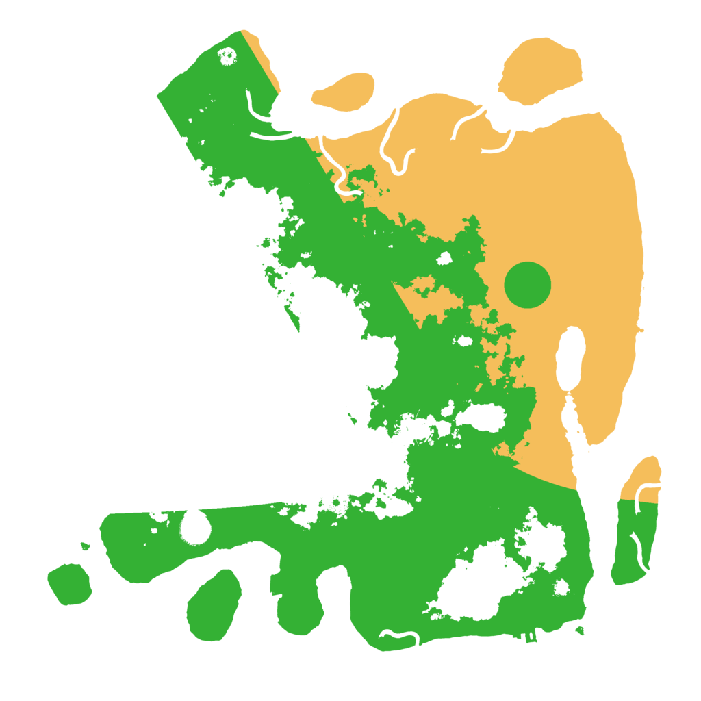 Biome Rust Map: Procedural Map, Size: 3950, Seed: 11375084