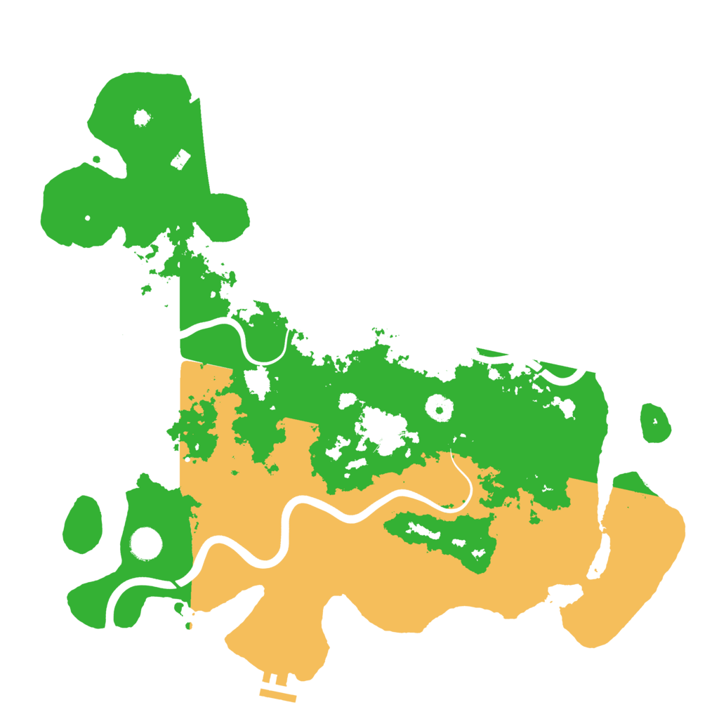 Biome Rust Map: Procedural Map, Size: 3950, Seed: 70428283