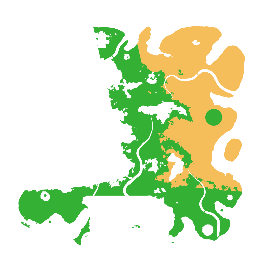 Biome Rust Map: Procedural Map, Size: 4100, Seed: 31171243