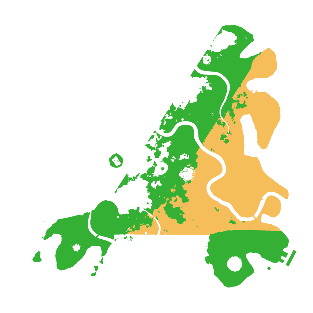 Biome Rust Map: Procedural Map, Size: 3750, Seed: 57844286