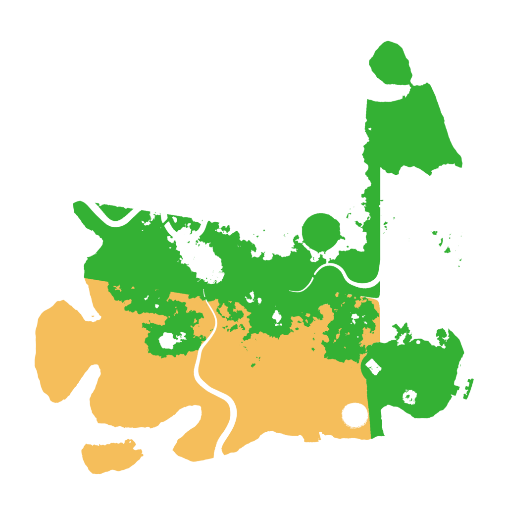 Biome Rust Map: Procedural Map, Size: 3550, Seed: 62305621