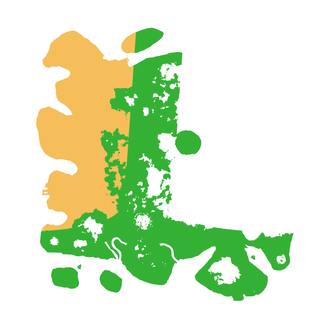 Biome Rust Map: Procedural Map, Size: 3500, Seed: 5071929
