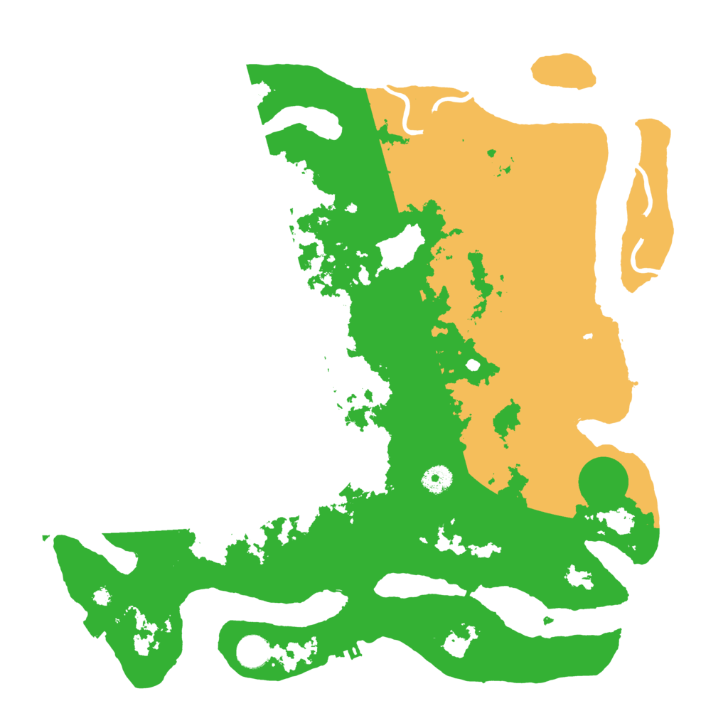 Biome Rust Map: Procedural Map, Size: 3850, Seed: 44211292