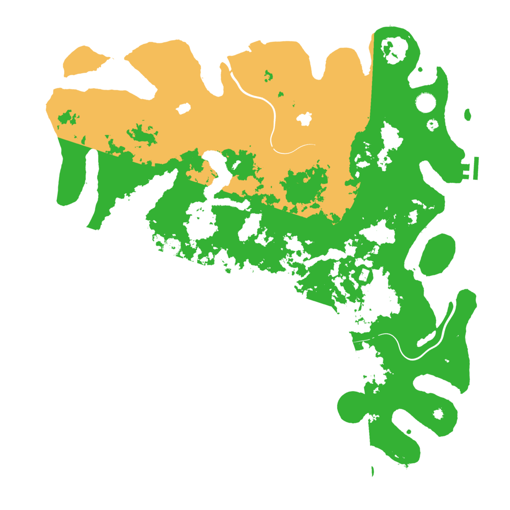 Biome Rust Map: Procedural Map, Size: 4500, Seed: 589741