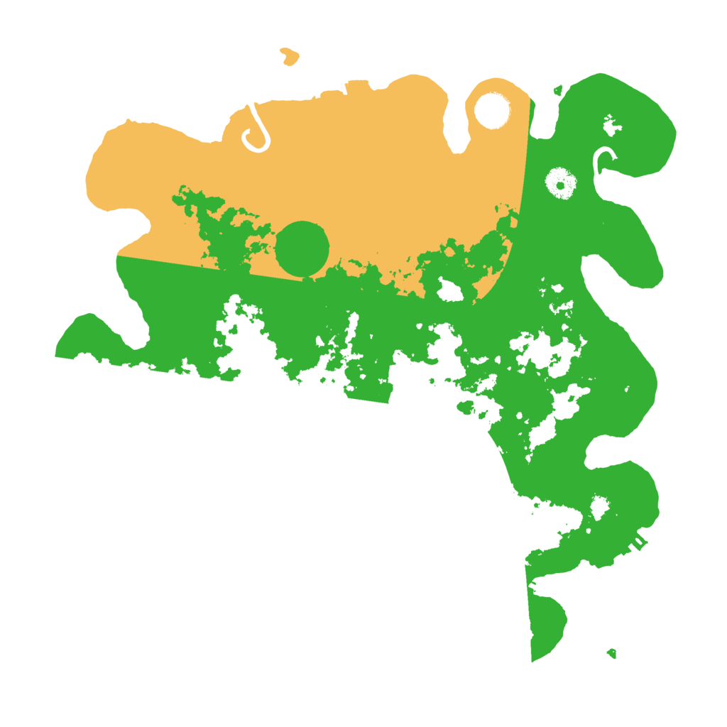 Biome Rust Map: Procedural Map, Size: 3600, Seed: 81491935