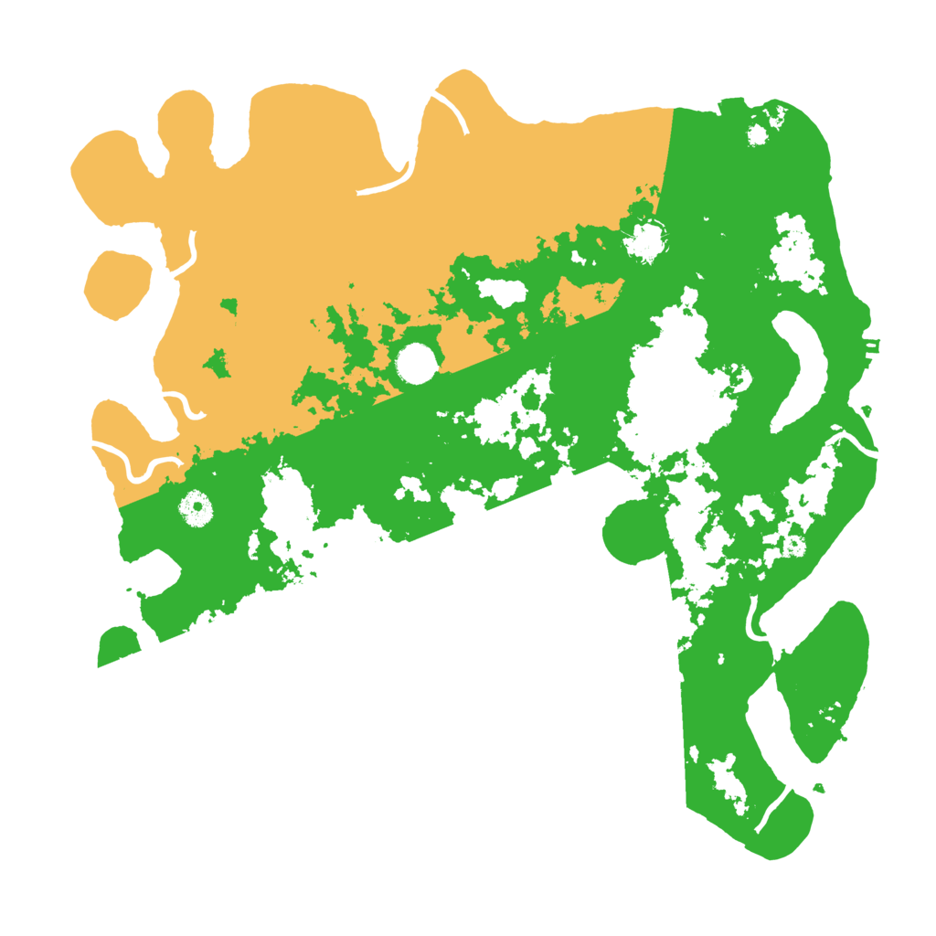 Biome Rust Map: Procedural Map, Size: 4100, Seed: 83926215