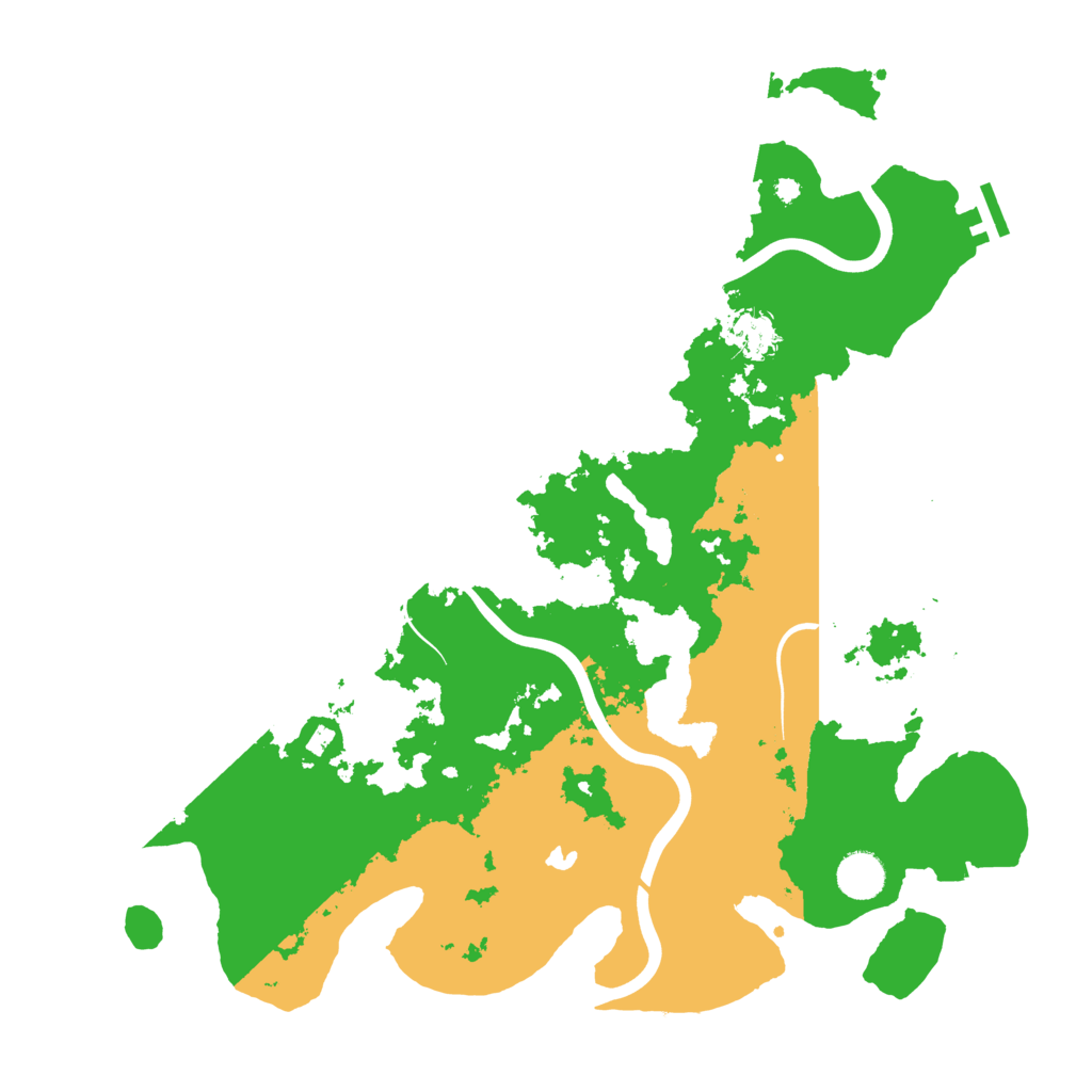 Biome Rust Map: Procedural Map, Size: 4000, Seed: 32793910