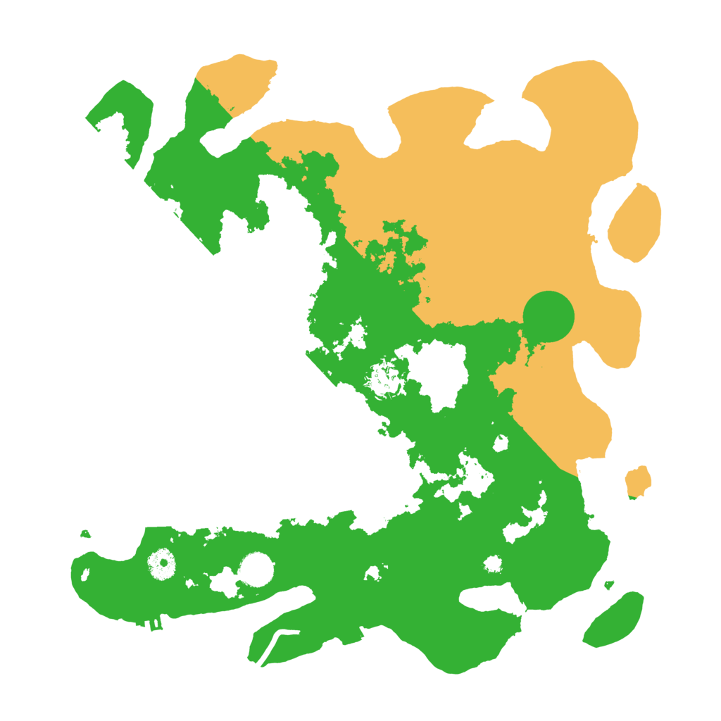 Biome Rust Map: Procedural Map, Size: 3700, Seed: 725