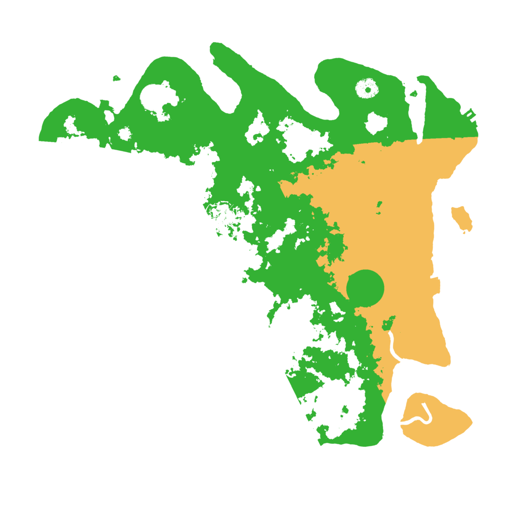 Biome Rust Map: Procedural Map, Size: 3650, Seed: 64908195