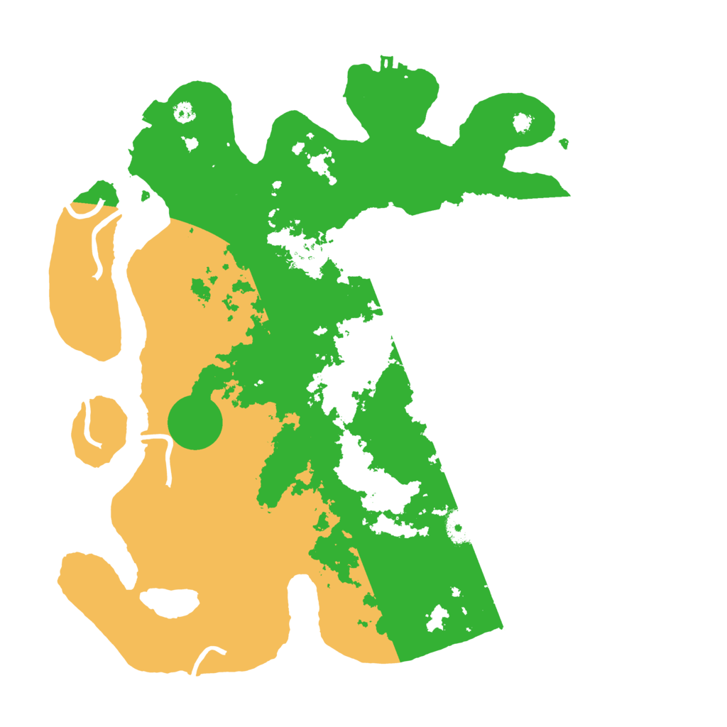 Biome Rust Map: Procedural Map, Size: 3500, Seed: 92829258