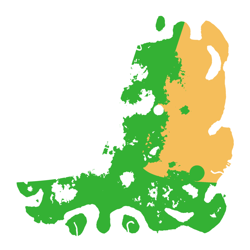 Biome Rust Map: Procedural Map, Size: 4400, Seed: 81034562