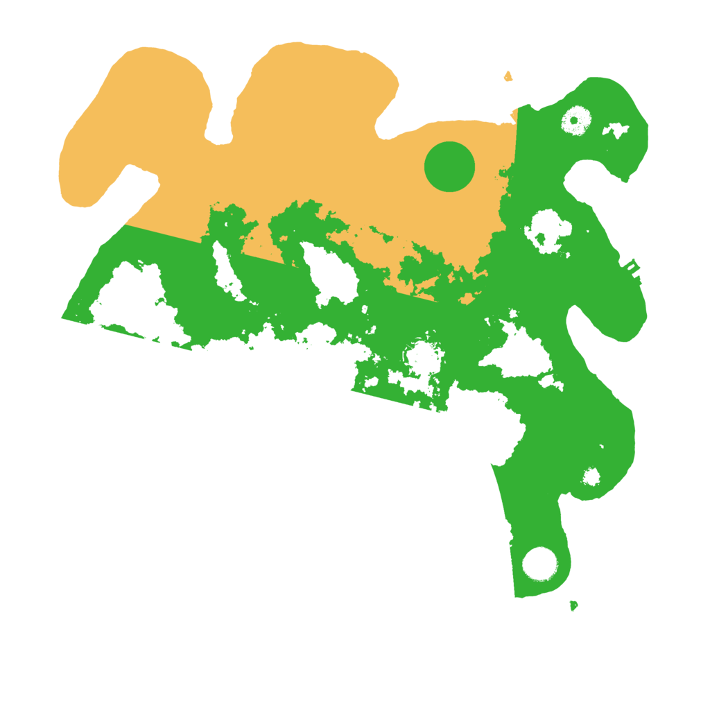 Biome Rust Map: Procedural Map, Size: 3700, Seed: 43726709