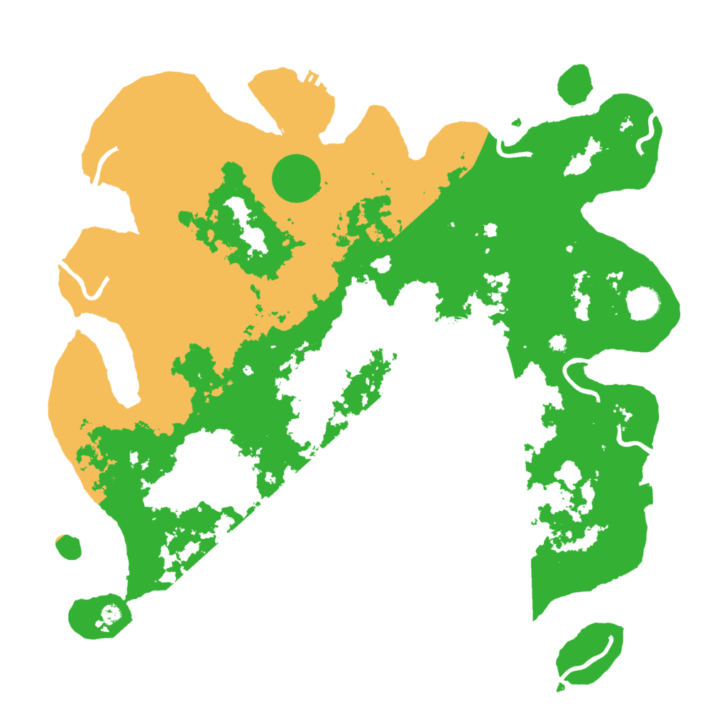 Biome Rust Map: Procedural Map, Size: 3950, Seed: 10046008