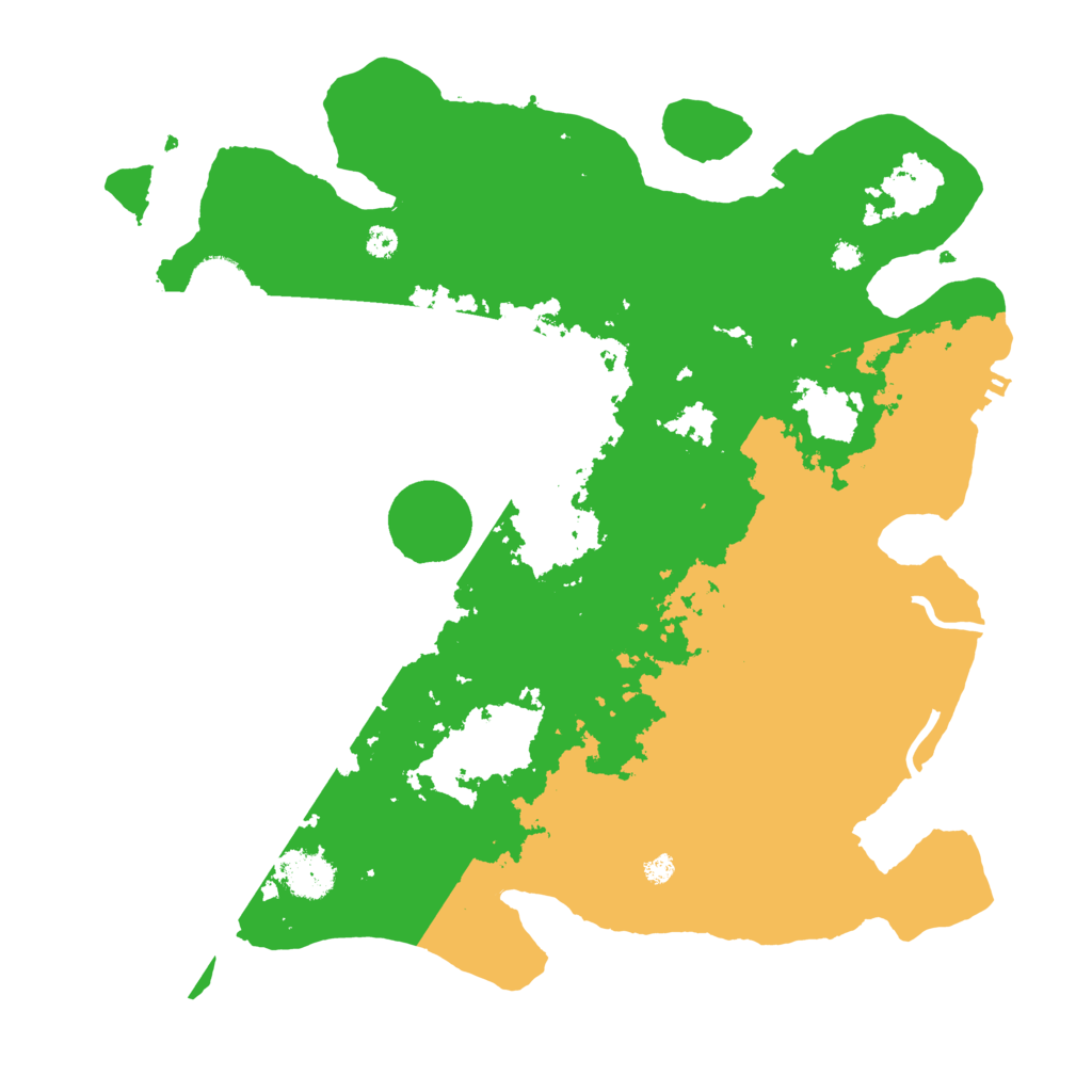 Biome Rust Map: Procedural Map, Size: 3550, Seed: 2098643