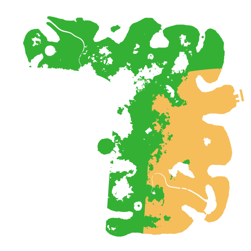 Biome Rust Map: Procedural Map, Size: 4250, Seed: 123654