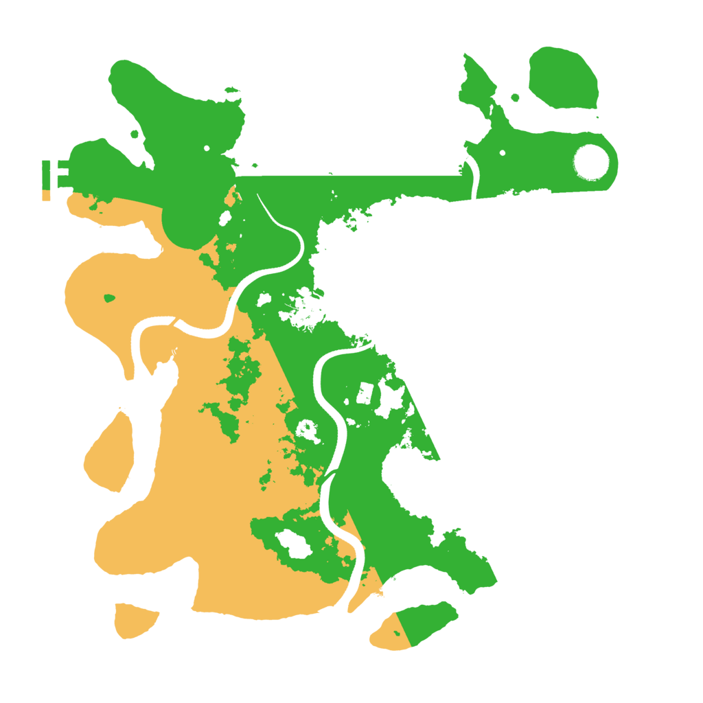 Biome Rust Map: Procedural Map, Size: 3500, Seed: 287567491