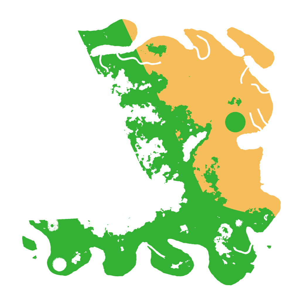 Biome Rust Map: Procedural Map, Size: 3900, Seed: 75726224