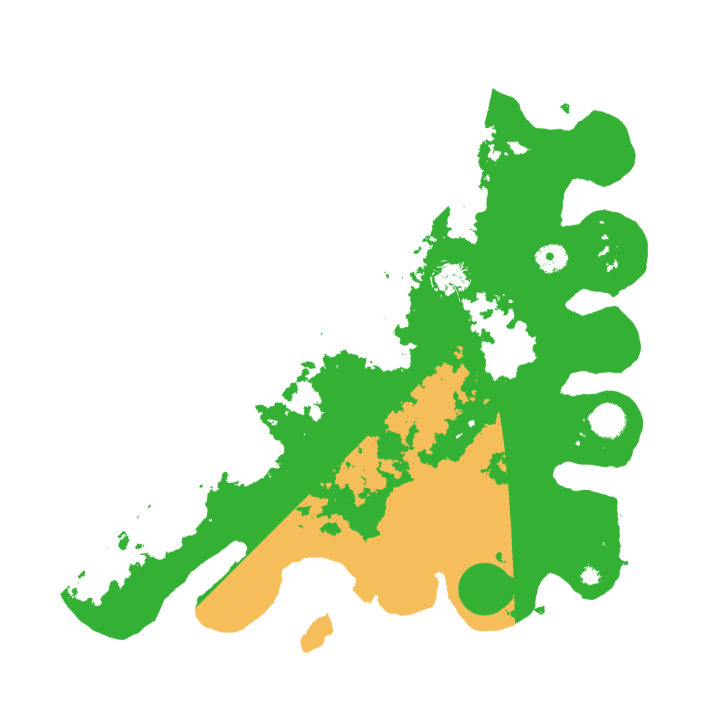 Biome Rust Map: Procedural Map, Size: 3550, Seed: 91075412