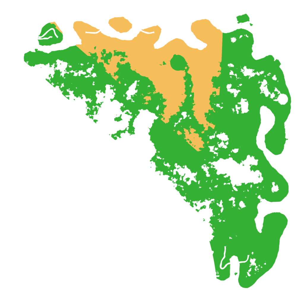 Biome Rust Map: Procedural Map, Size: 5200, Seed: 6000