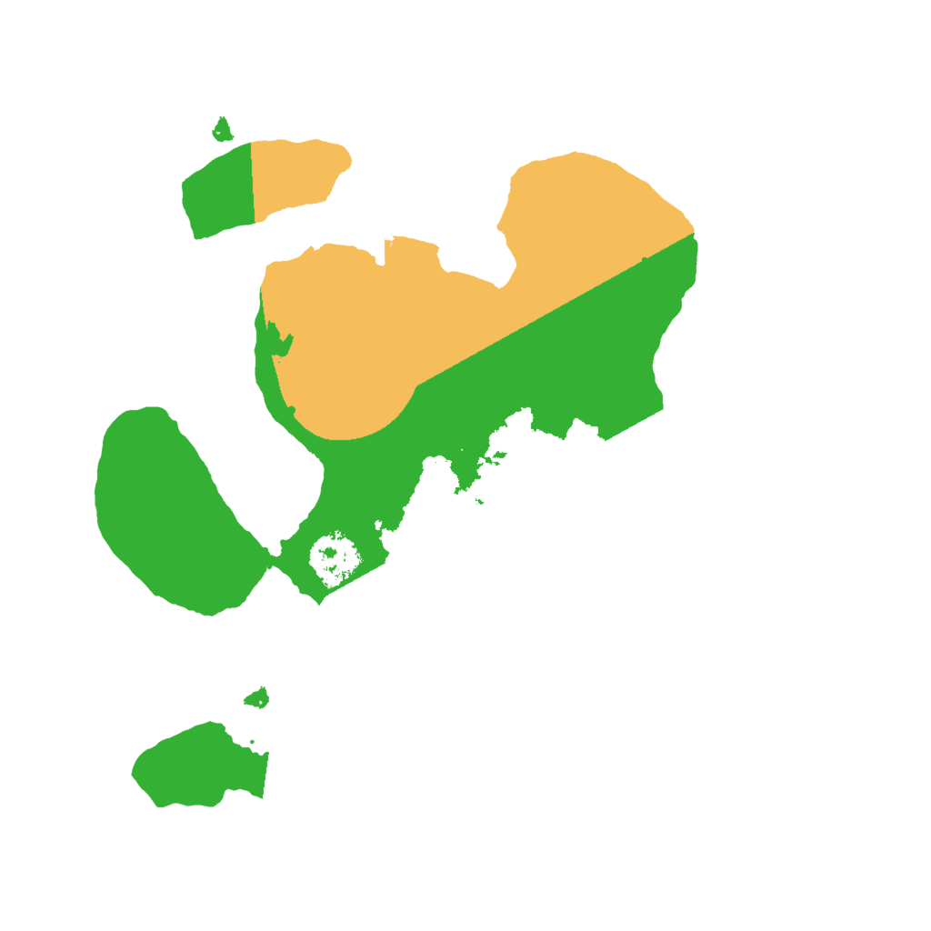 Biome Rust Map: Procedural Map, Size: 2000, Seed: 2130892480