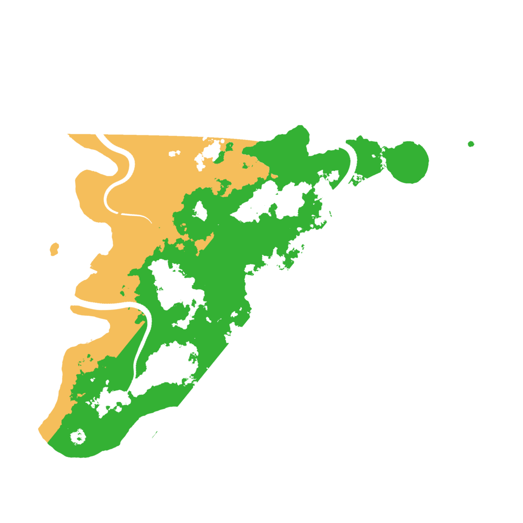 Biome Rust Map: Procedural Map, Size: 3500, Seed: 140612942