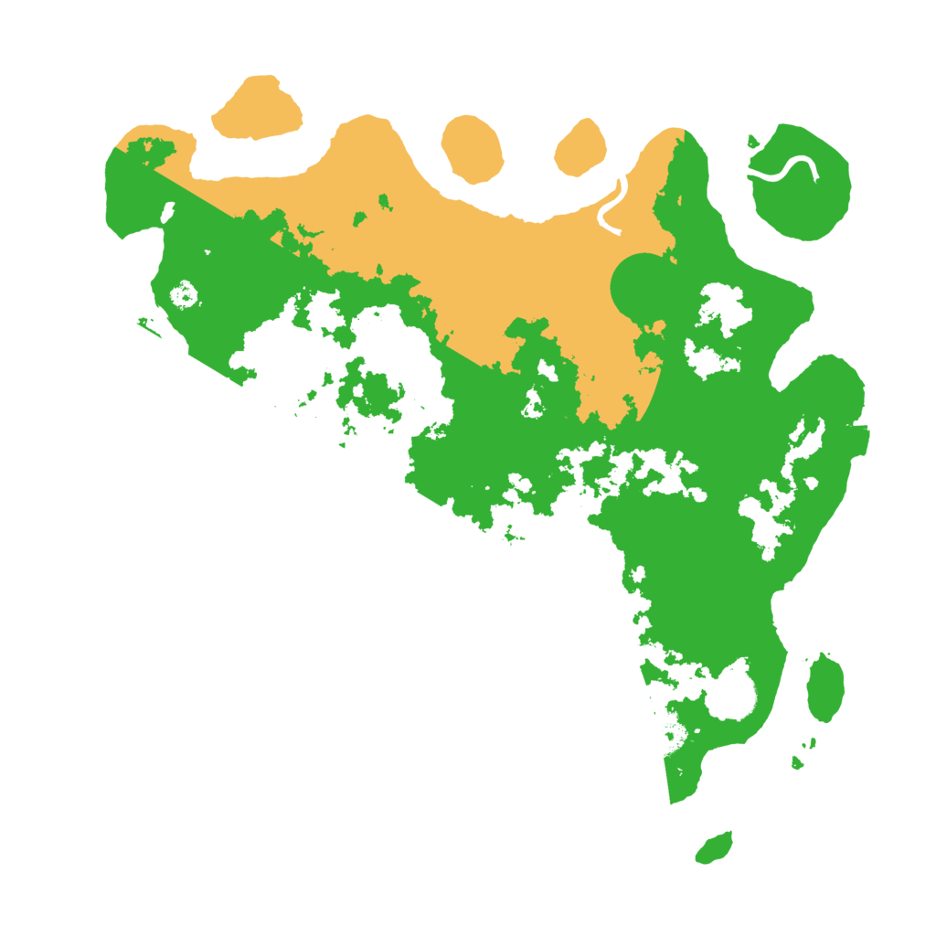 Biome Rust Map: Procedural Map, Size: 3600, Seed: 415750254