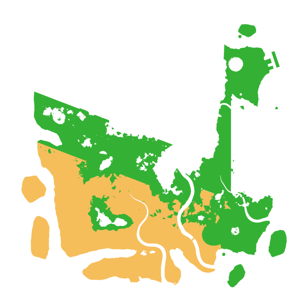 Biome Rust Map: Procedural Map, Size: 3800, Seed: 8900108
