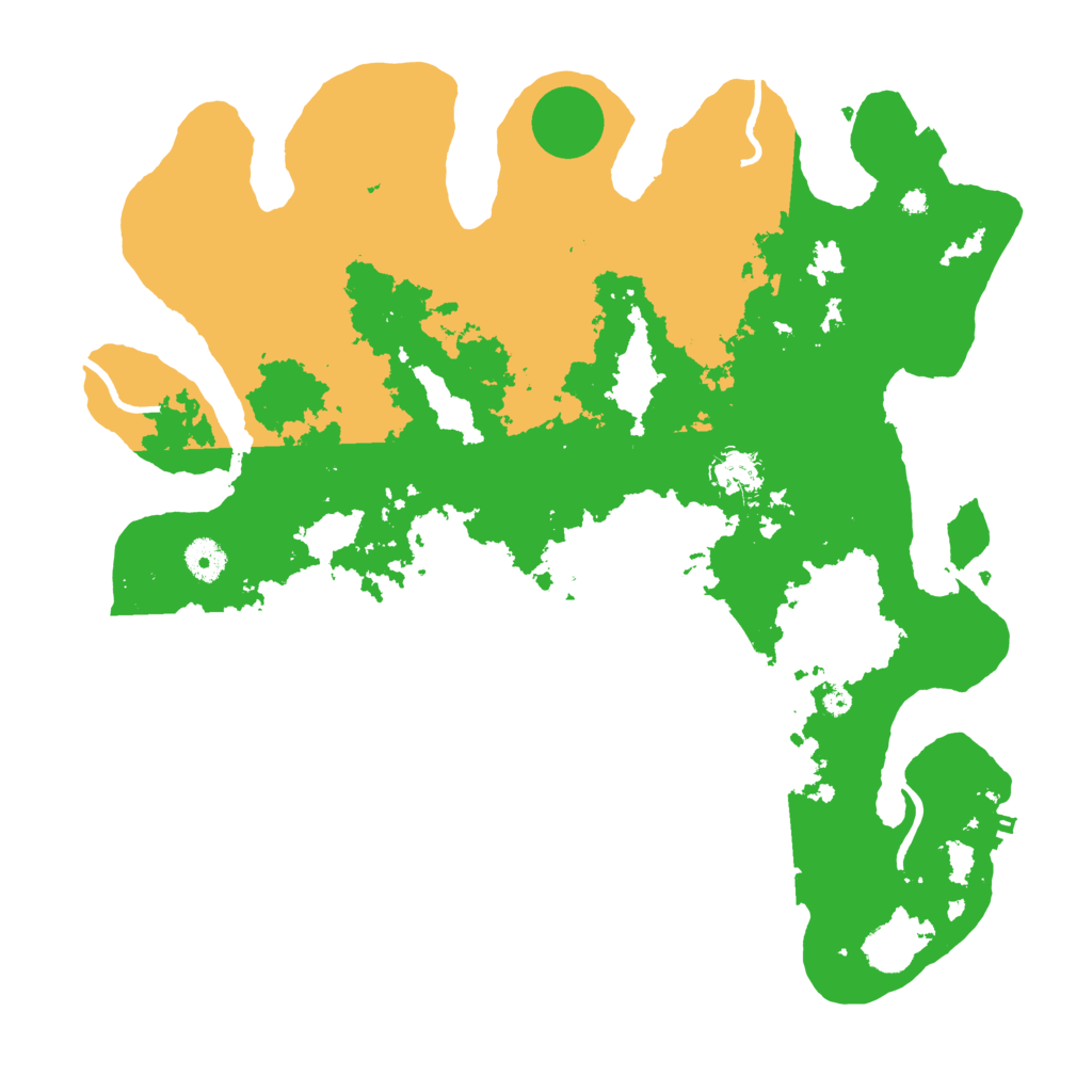 Biome Rust Map: Procedural Map, Size: 4000, Seed: 11745