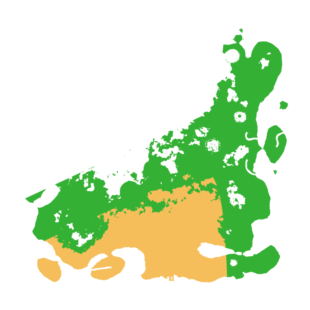 Biome Rust Map: Procedural Map, Size: 4000, Seed: 55243