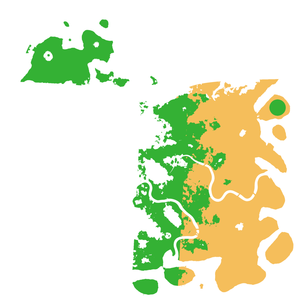 Biome Rust Map: Procedural Map, Size: 5000, Seed: 666666666