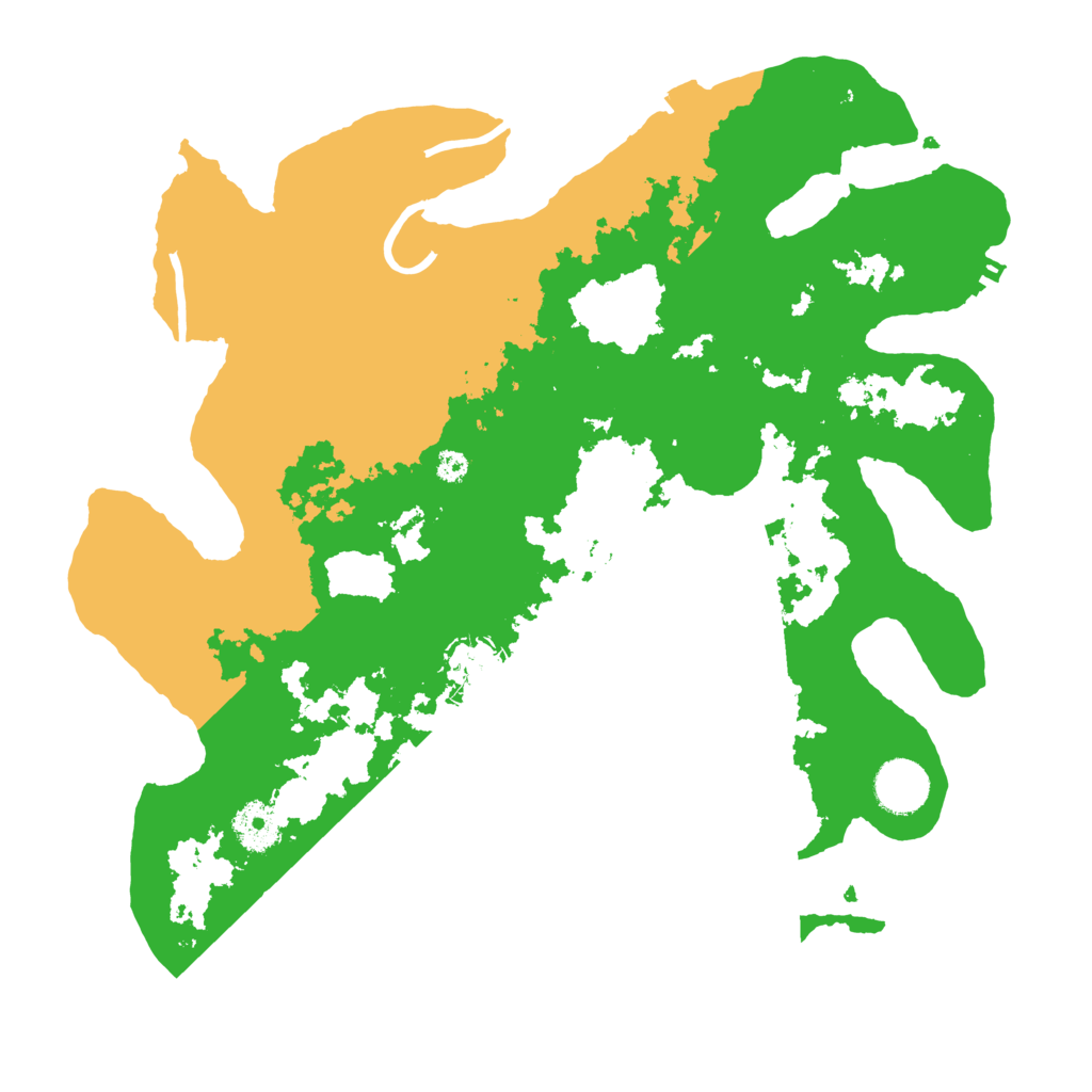 Biome Rust Map: Procedural Map, Size: 3500, Seed: 88344163