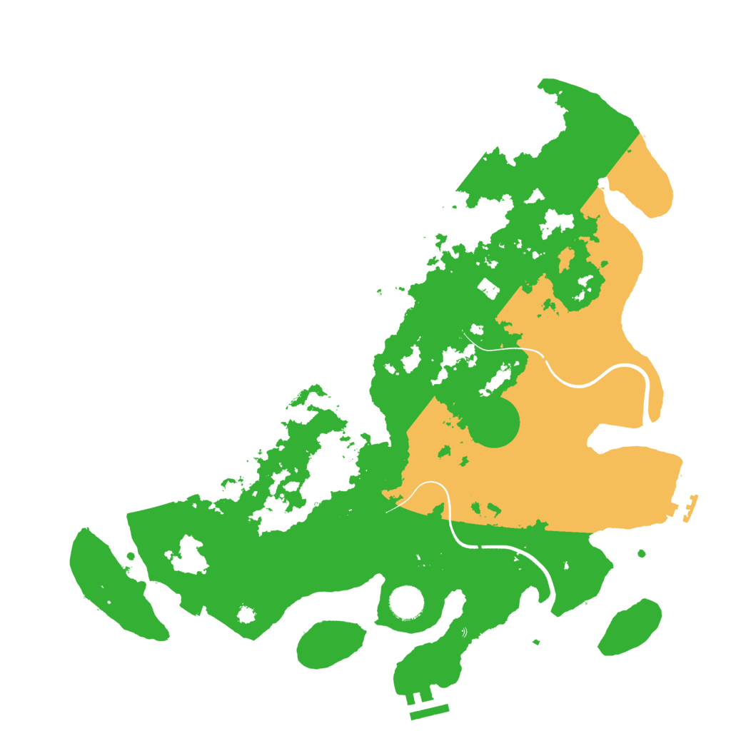 Biome Rust Map: Procedural Map, Size: 3750, Seed: 10109227