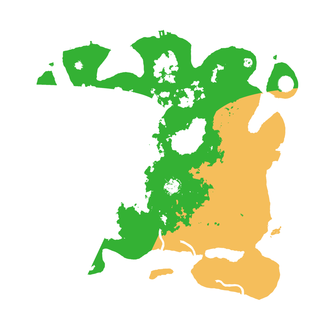 Biome Rust Map: Procedural Map, Size: 3550, Seed: 12714902