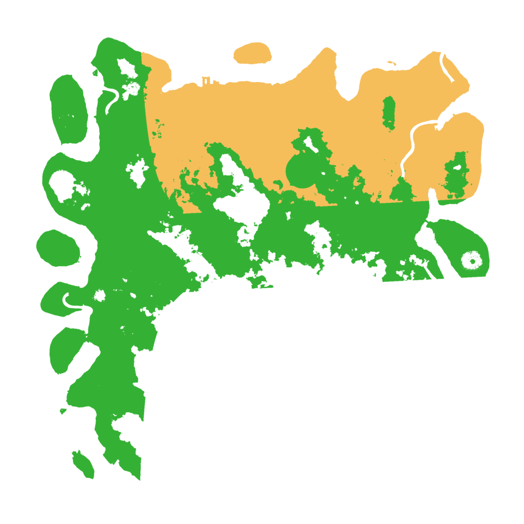 Biome Rust Map: Procedural Map, Size: 4100, Seed: 32087038