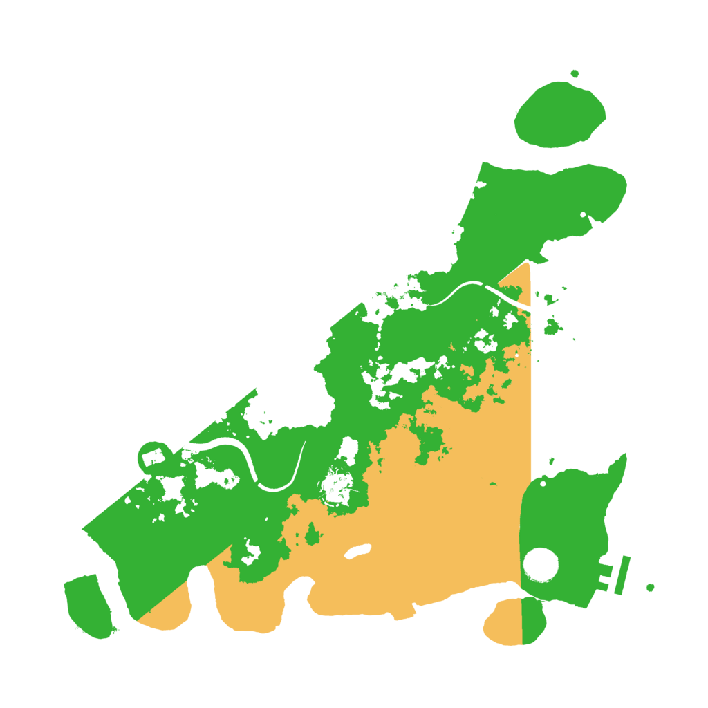 Biome Rust Map: Procedural Map, Size: 3650, Seed: 62725701