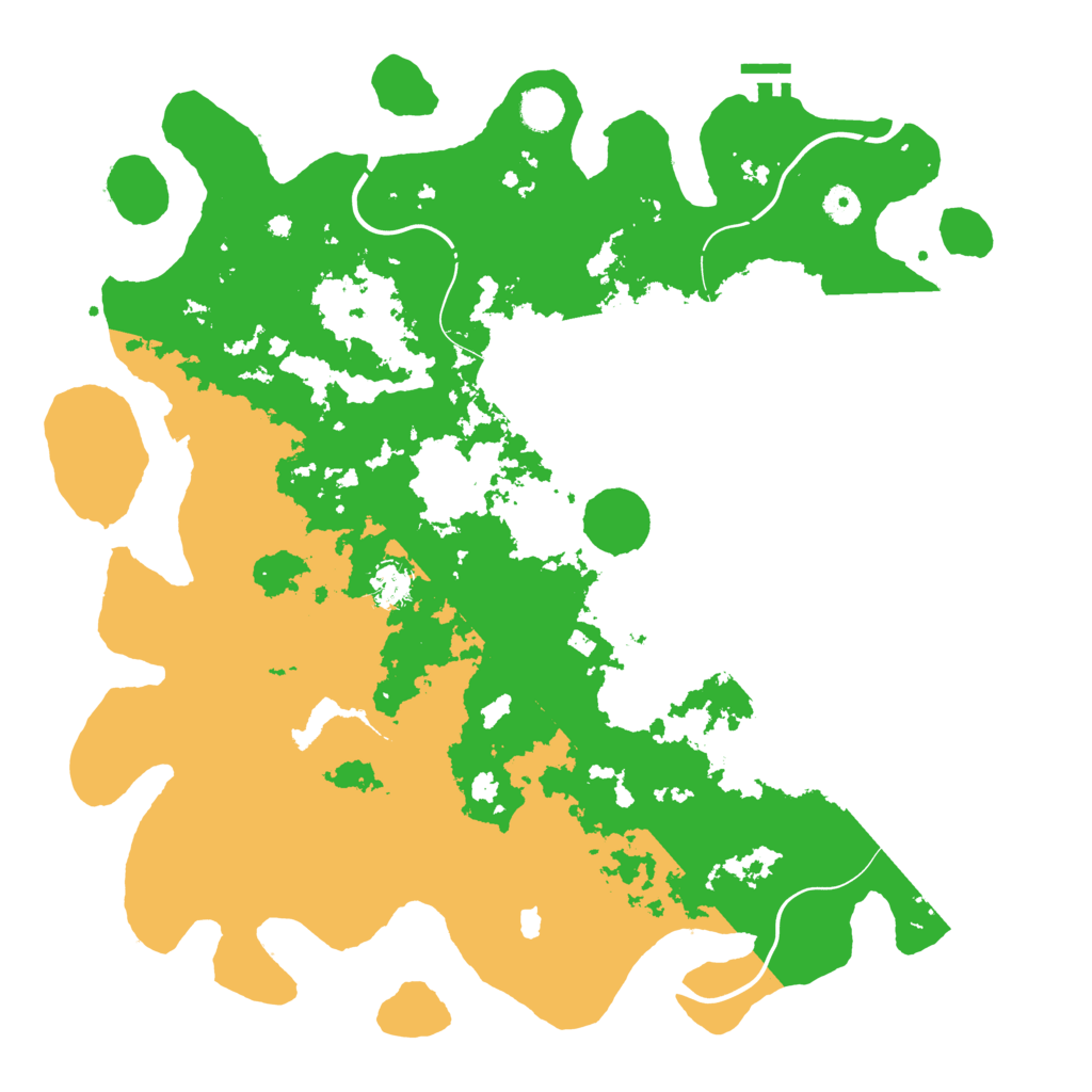 Biome Rust Map: Procedural Map, Size: 4400, Seed: 21249186