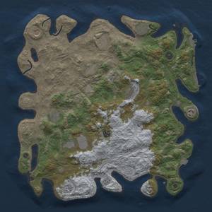 Thumbnail Rust Map: Procedural Map, Size: 4250, Seed: 44678430, 19 Monuments