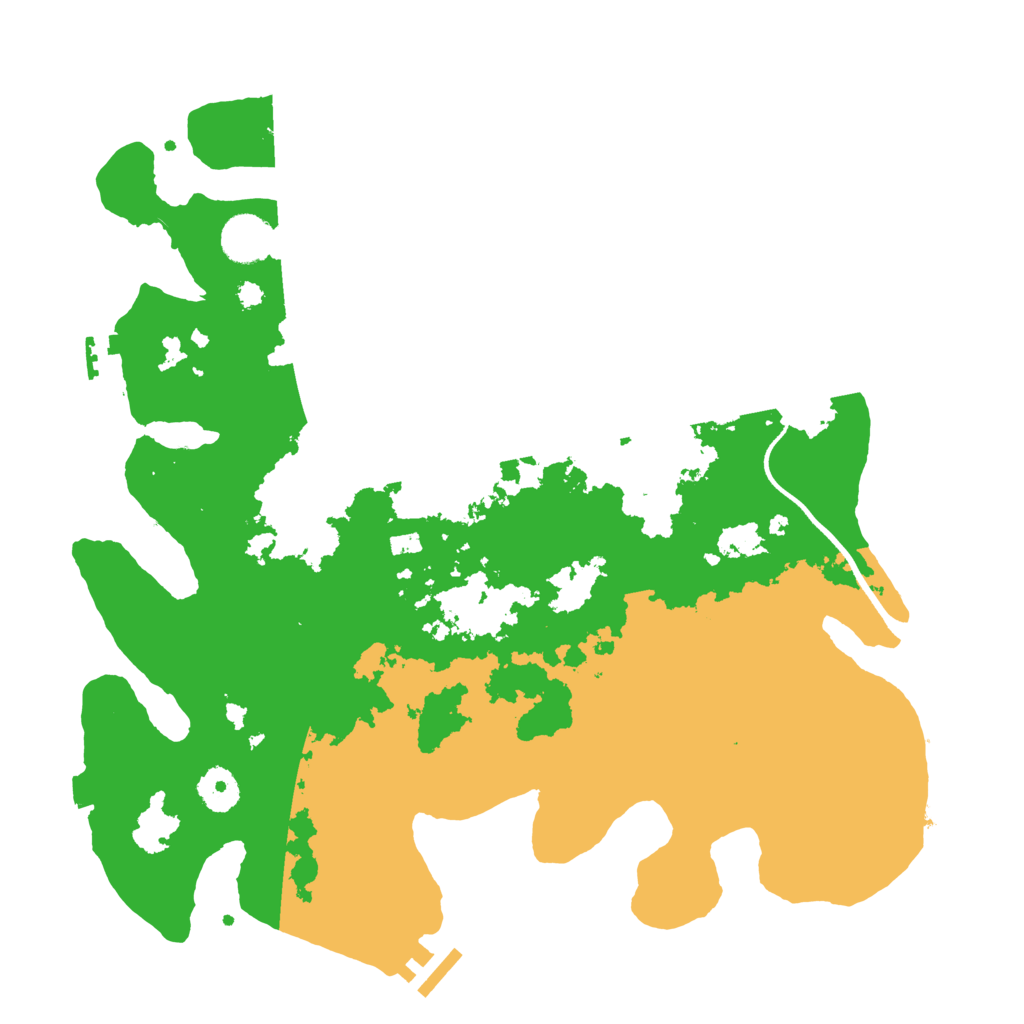 Biome Rust Map: Procedural Map, Size: 3650, Seed: 24859494