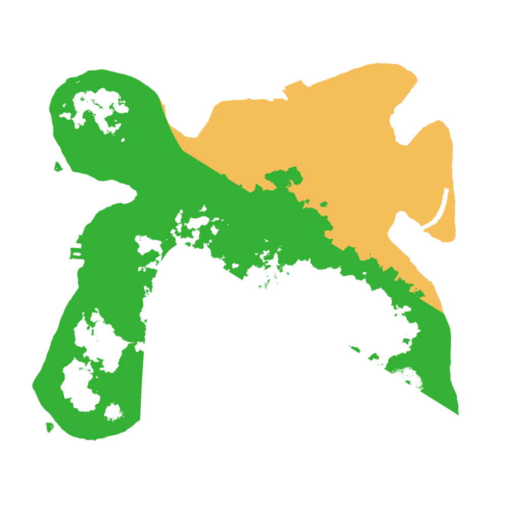 Biome Rust Map: Procedural Map, Size: 2800, Seed: 37366