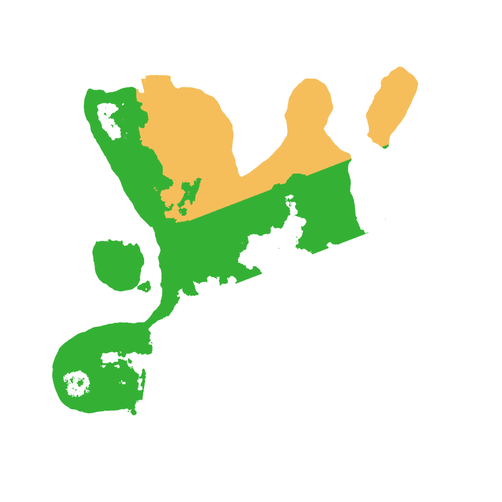 Biome Rust Map: Procedural Map, Size: 2000, Seed: 243306874