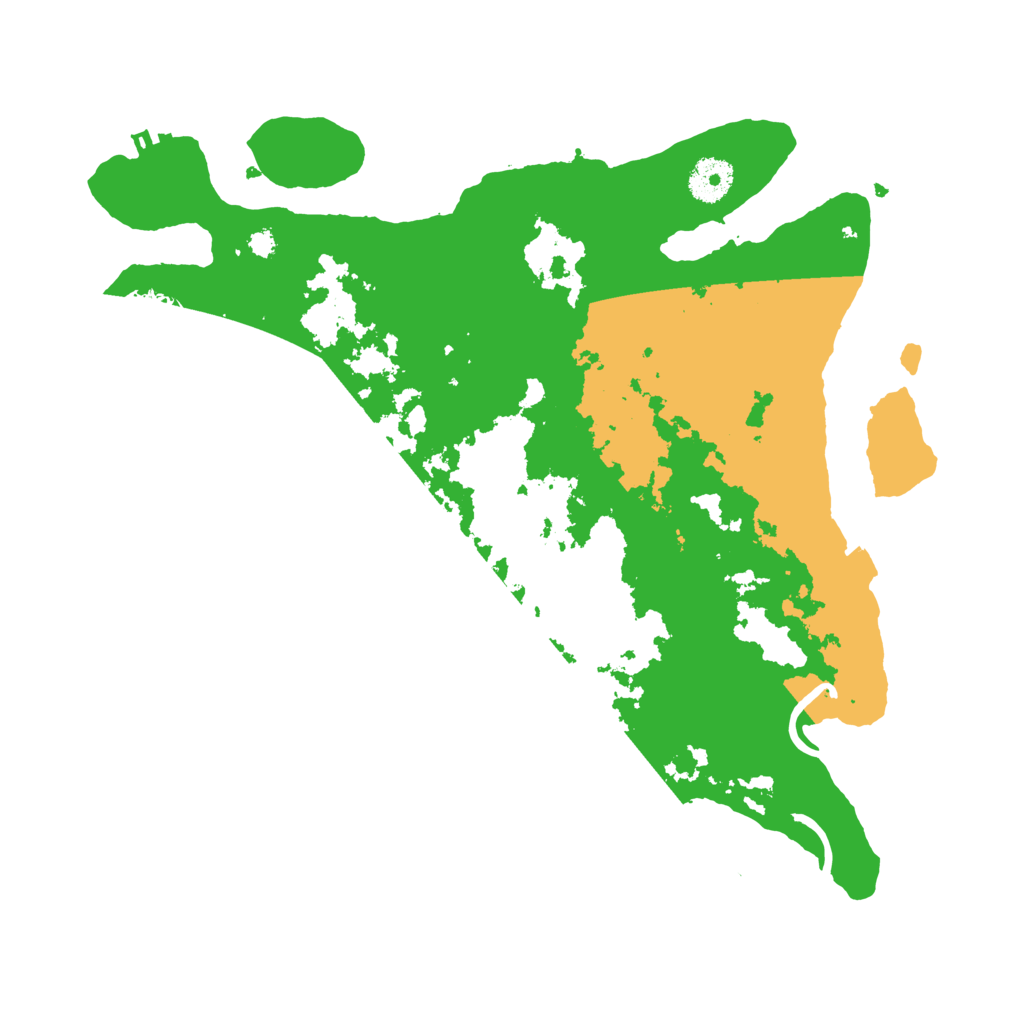 Biome Rust Map: Procedural Map, Size: 3500, Seed: 71005048