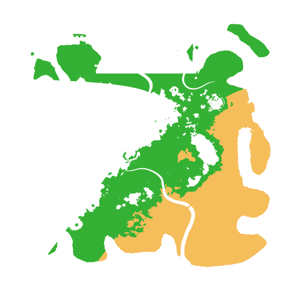 Biome Rust Map: Procedural Map, Size: 3450, Seed: 19574253