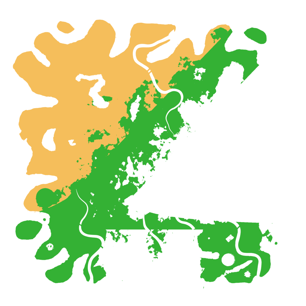 Biome Rust Map: Procedural Map, Size: 4400, Seed: 49180528