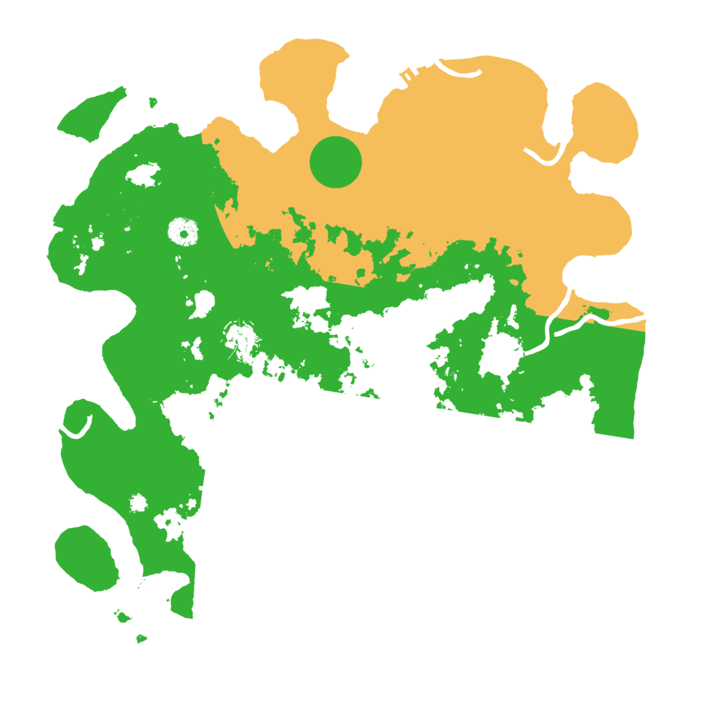Biome Rust Map: Procedural Map, Size: 3650, Seed: 16627000