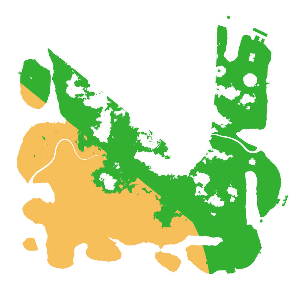 Biome Rust Map: Procedural Map, Size: 3900, Seed: 85185683