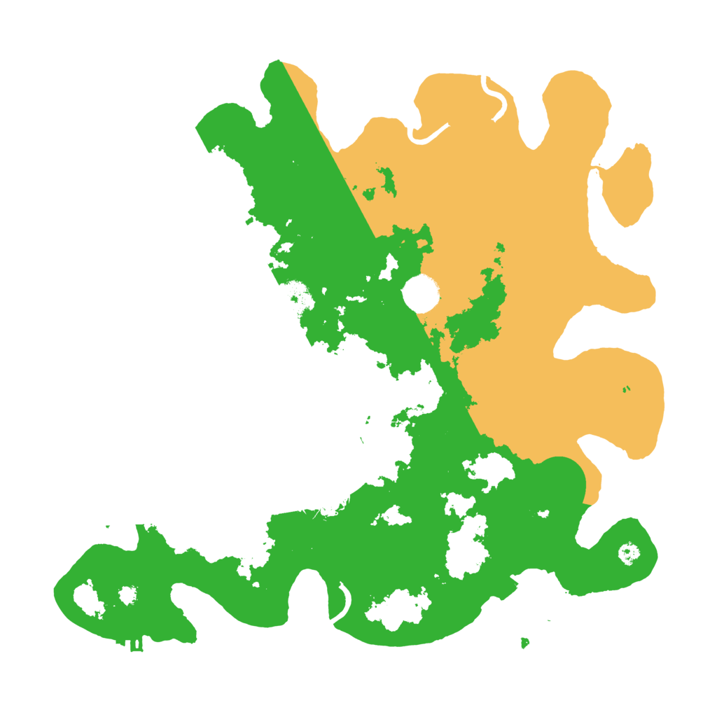 Biome Rust Map: Procedural Map, Size: 3500, Seed: 423642423