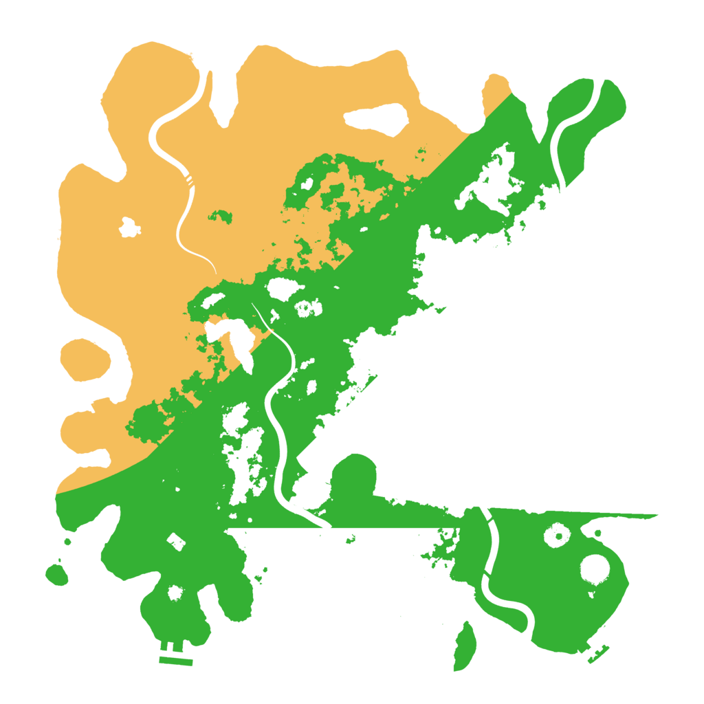 Biome Rust Map: Procedural Map, Size: 4250, Seed: 71063366
