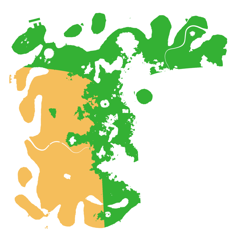 Biome Rust Map: Procedural Map, Size: 4400, Seed: 40147037