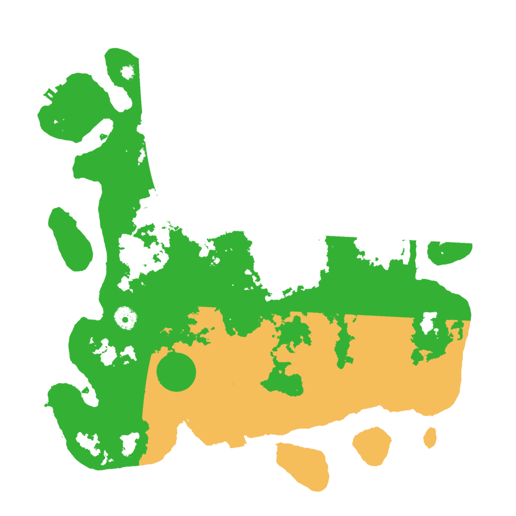 Biome Rust Map: Procedural Map, Size: 3500, Seed: 91258019